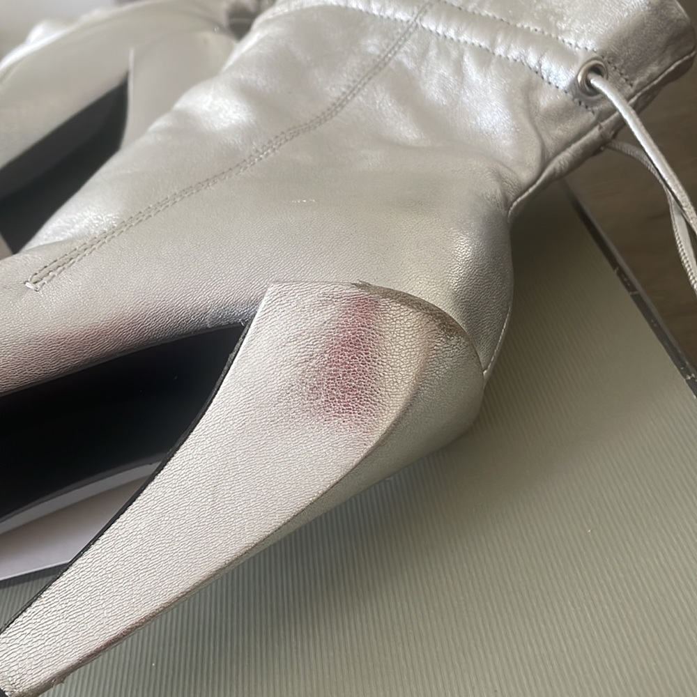 Tom Ford leather silver RARE booties - Picture 6 of 10